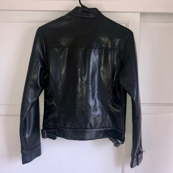 Guess Vintage Moto Faux Leather Jacket - Picture 11 of 11